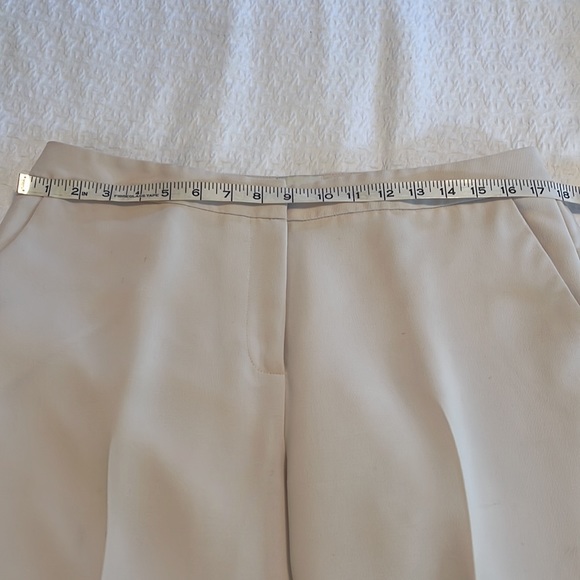 REISS flowy wide leg cream colored pants. EUC. Worn to one event. Beautiful! - Picture 8 of 10